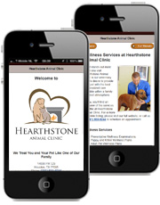 mobile-friendly veterinary website