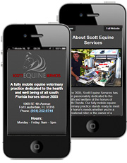 mobile veterinary website